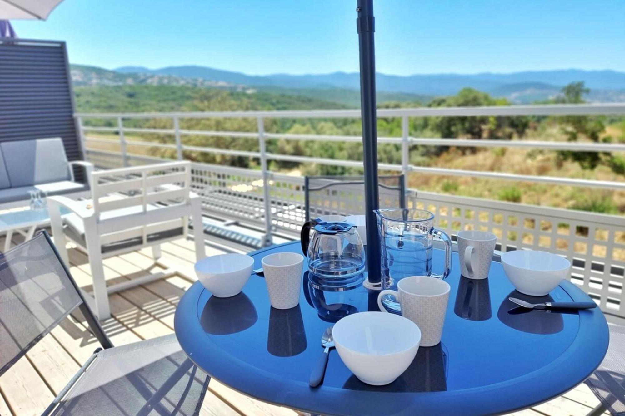 NEW ! - Appartement AMALIA - Terrasse vue mer - Wifi - Parking - PORTICCIO Porticcio  Buitenkant foto